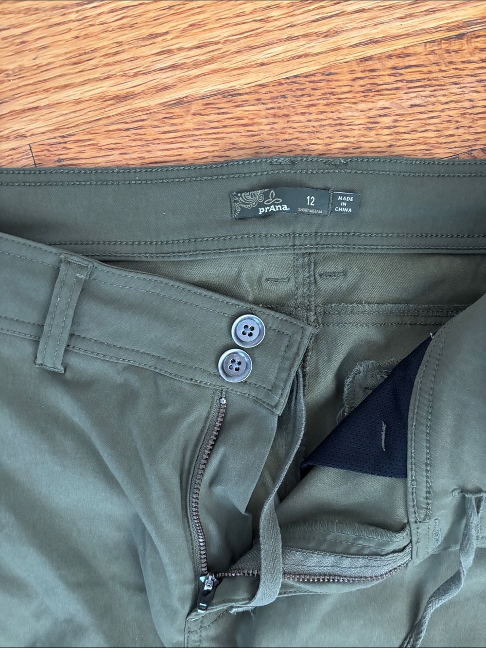 Prana Olive Green Women's Chinos